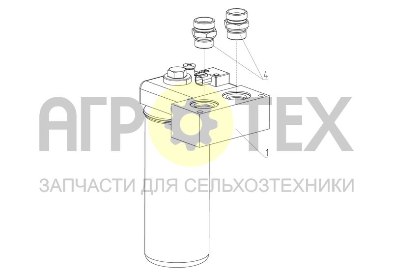 Чертеж Фильтр (102.09.01.020)